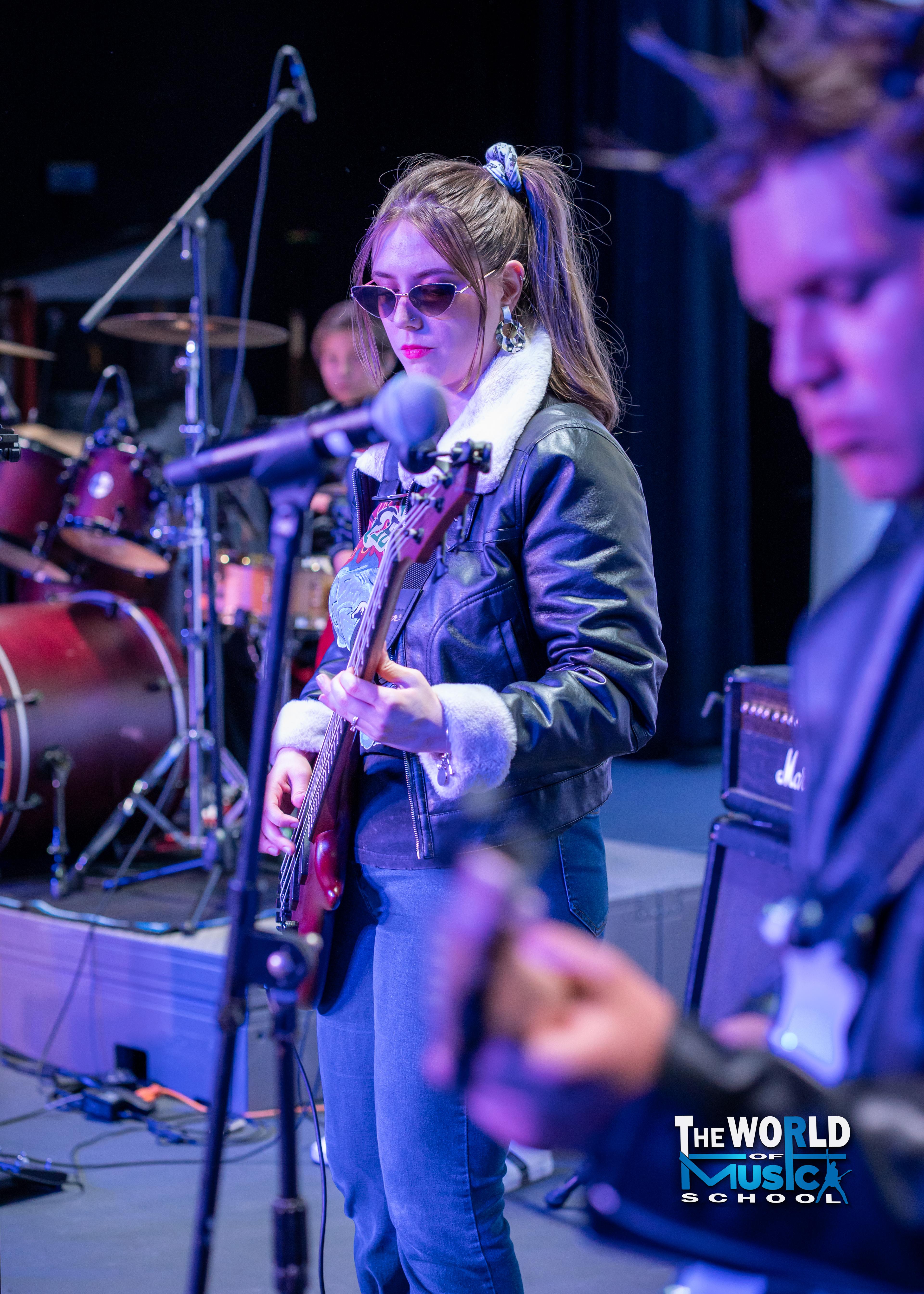 The Undefined guitarist performing — Battle of the Bands 2025