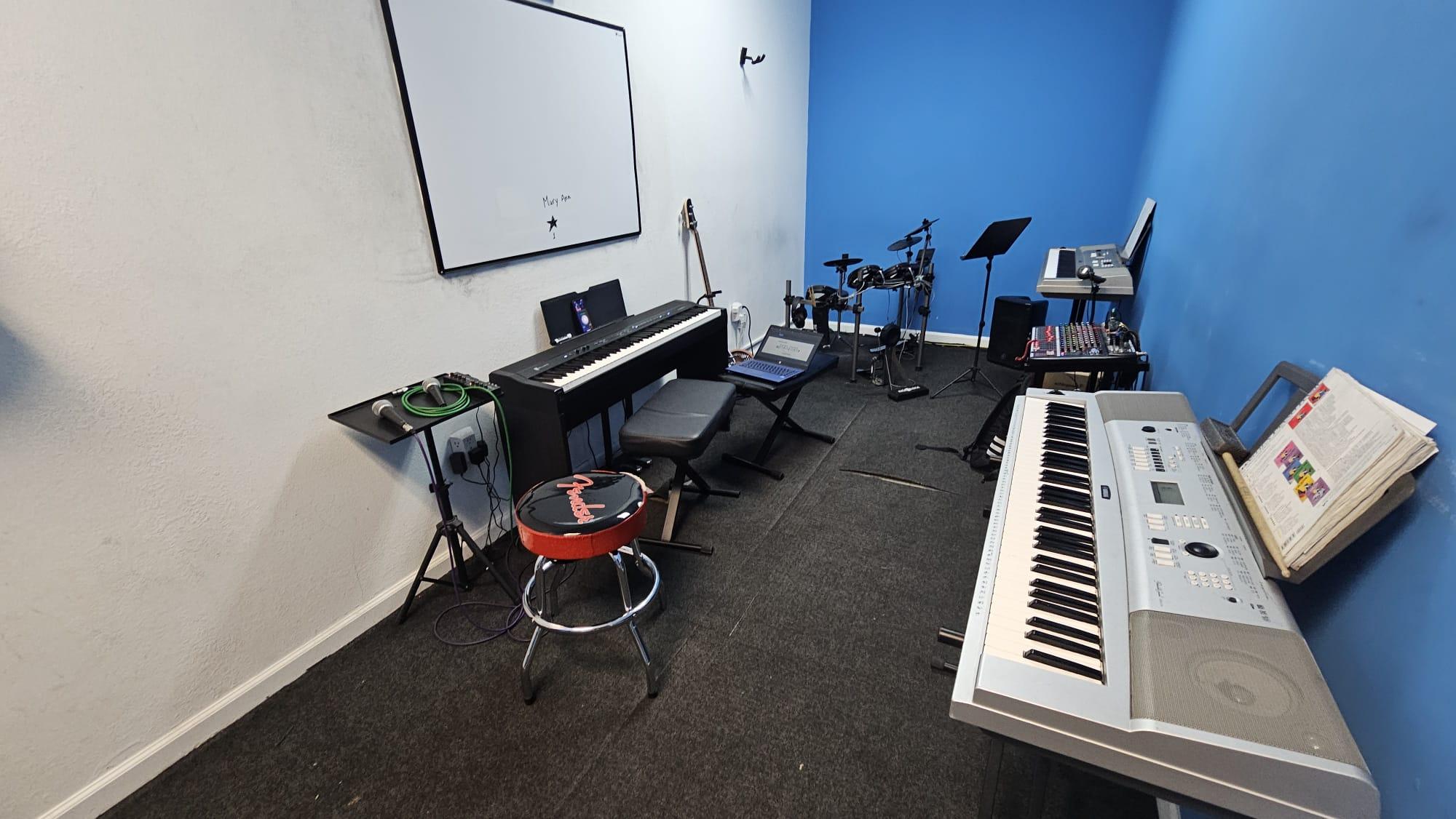 The World of Music School — Four Corners campus studio