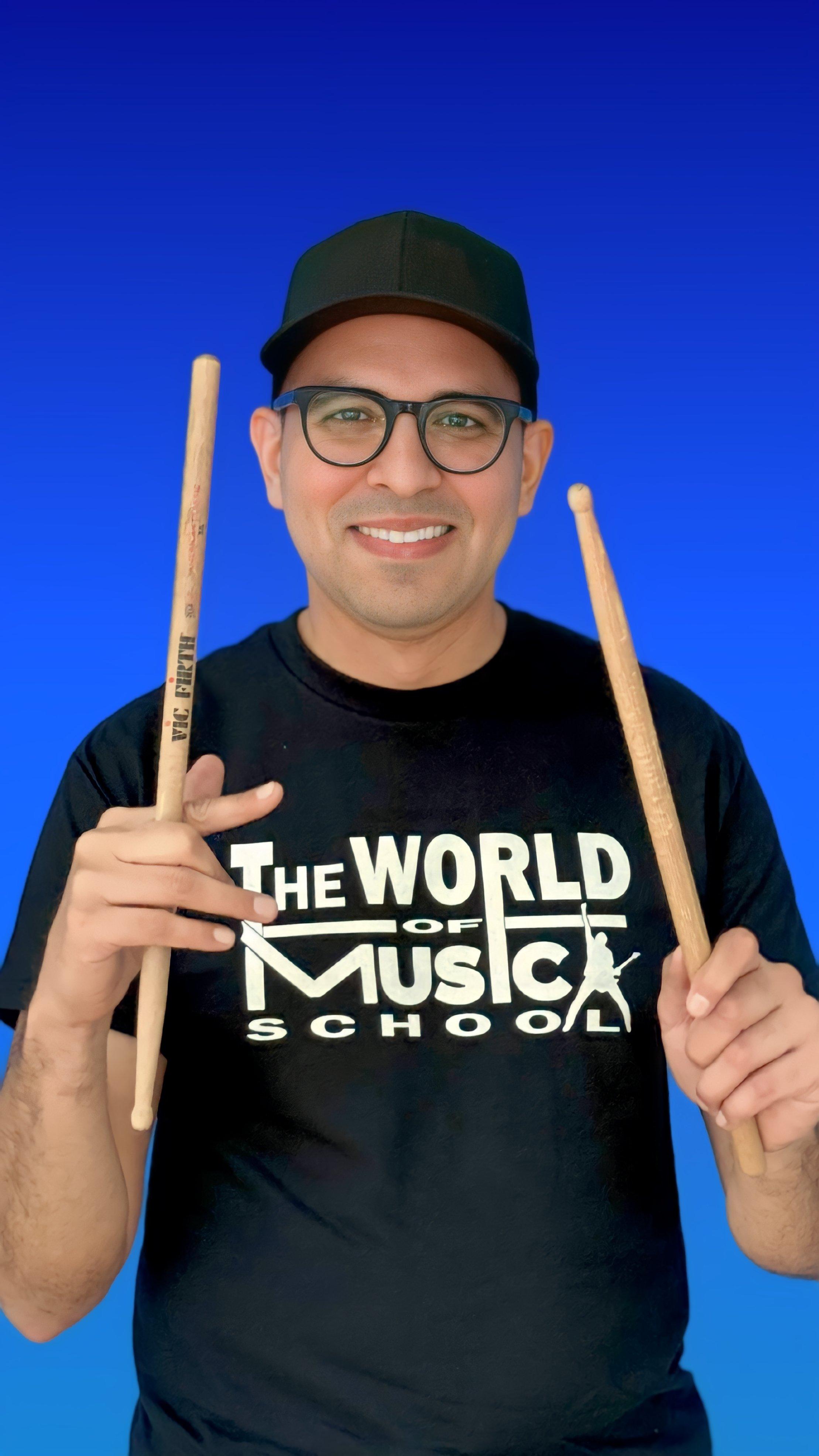 Gabriel Fuenmayor — Drums & Piano Instructor