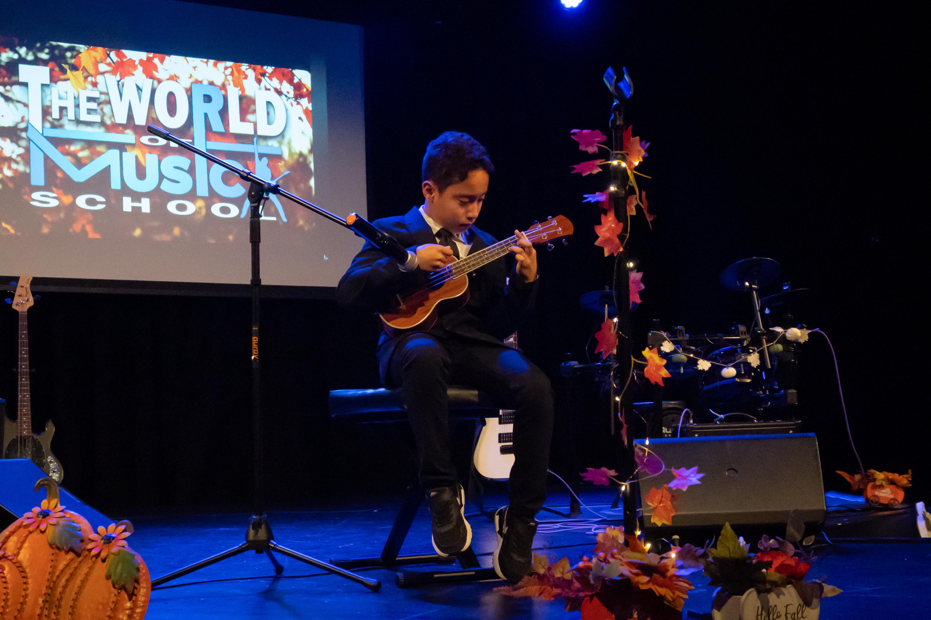 Ukulele lessons at The World of Music School