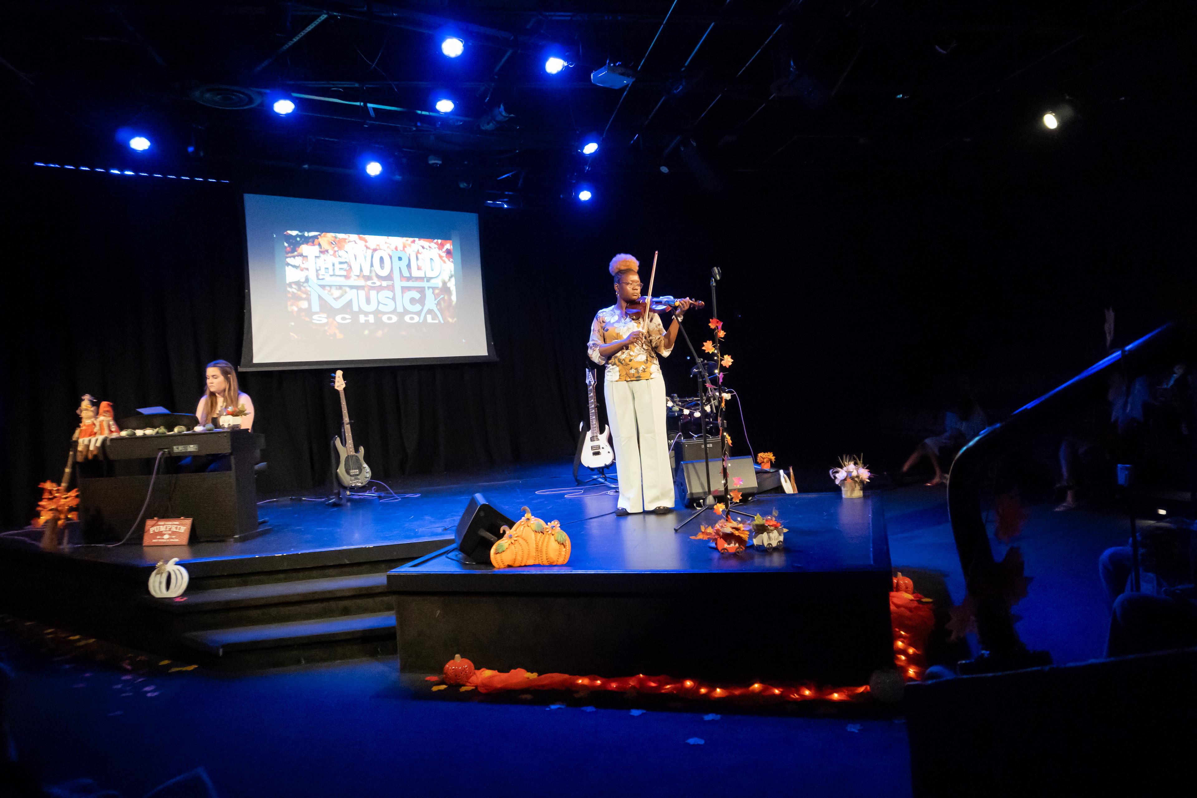 Violin lessons at The World of Music School