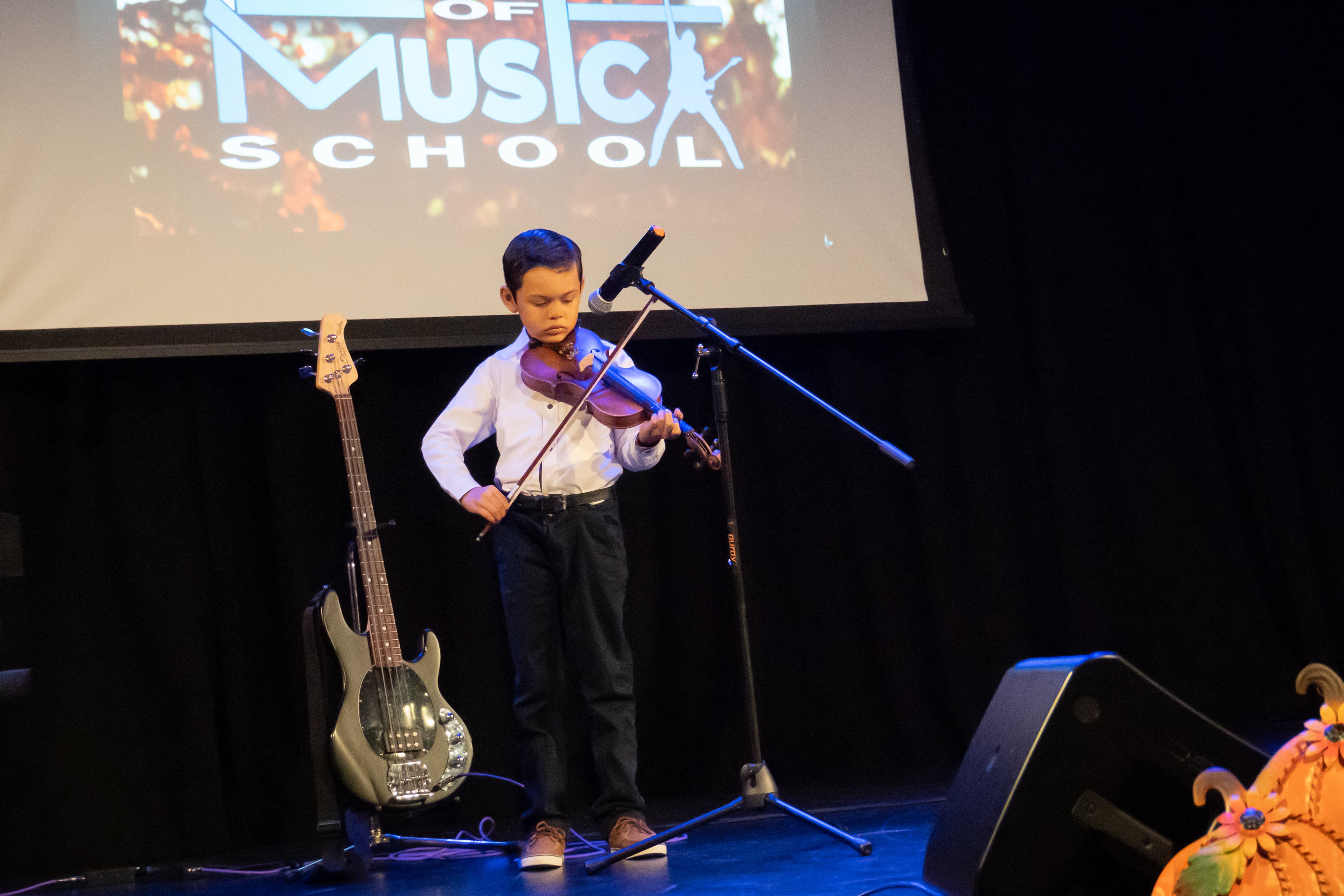 Violin lessons at The World of Music School